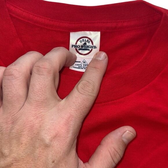 Tampa bay buccaneers vintage tee shirt delta heavyweights men’s xl supper bowl c - Picture 3 of 4